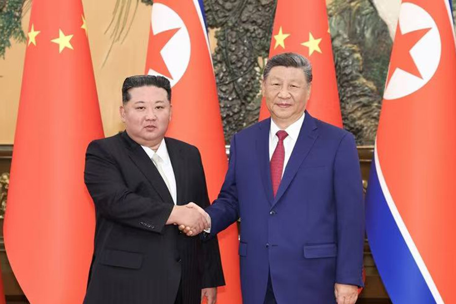 习近平就朝鲜劳动党成立80周年向朝鲜劳动党总书记金正恩致贺电