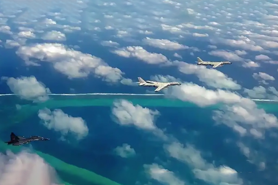 解放军一连五天在南海巡航