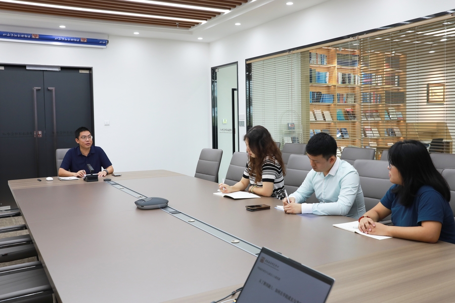 我中心组织新员工入职培训 